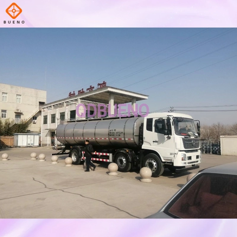 Customized 9000L 9 Tons Stainless Steel Cooling Fresh Milk Storage Tank for Isuzu Hino Renault Mitsubishi Volvo Truck