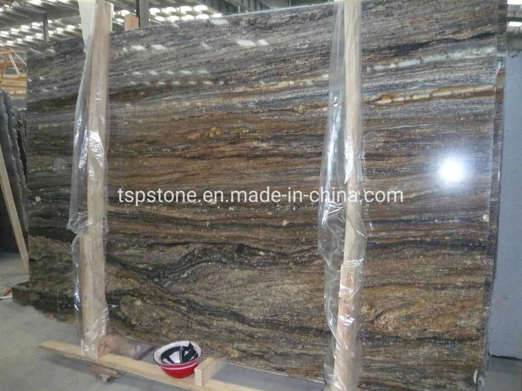 Golden Thunder River Granite Slab