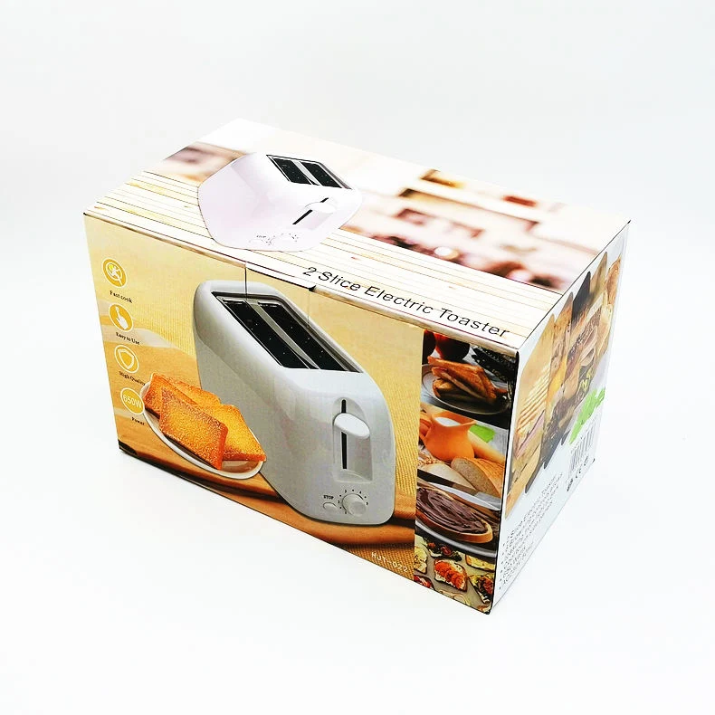 Custom Household Commercial Kitchen 2 Slice Automatic Electric Toast Bread Pop up Toaster