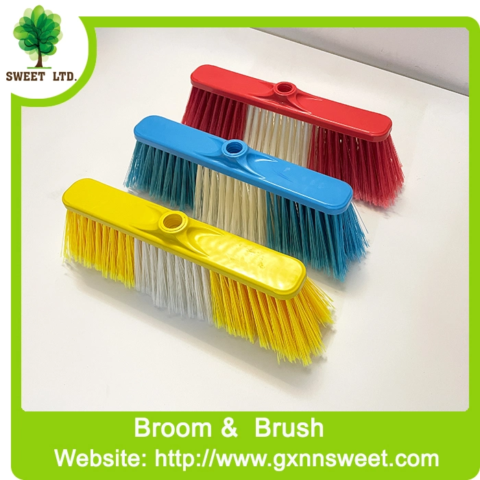 Household Items Cleaning Tools Plastic Brush Mop Broom with Sticks