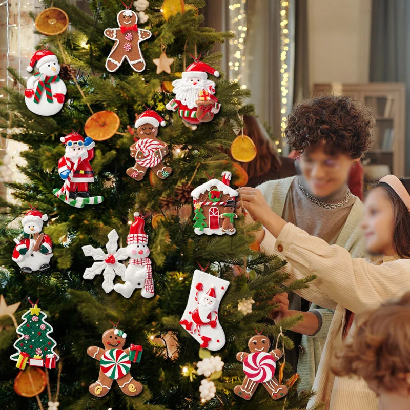 Popular Creative Christmas PVC Pendant Christmas Tree Ornaments Decoration Gift