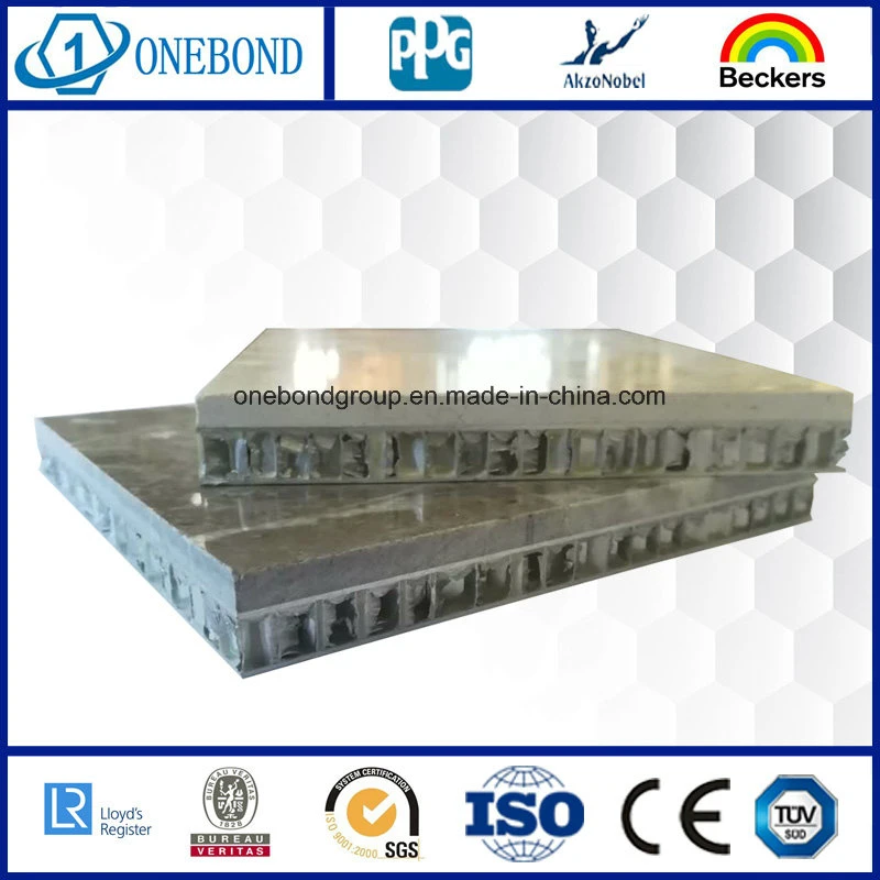 Surface Fiberglass Stone Honeycomb Panel for Decoration