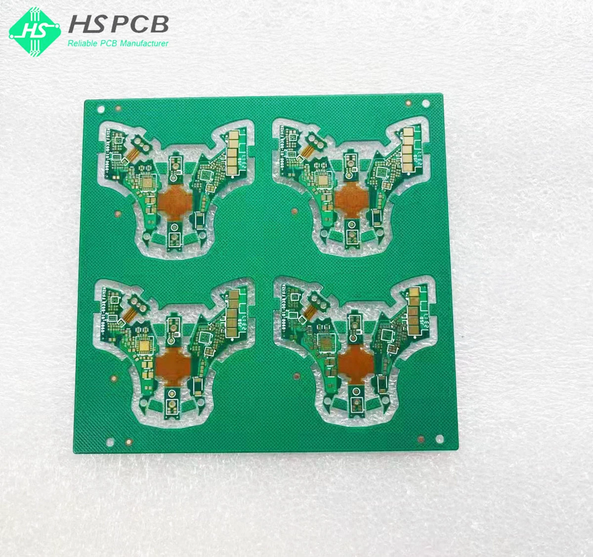 Cubreobjetos Pi Plus adhesivo Acero/refuerzo Ciego enterrado Vias rígido-Flex PCB Fabricante de la Junta