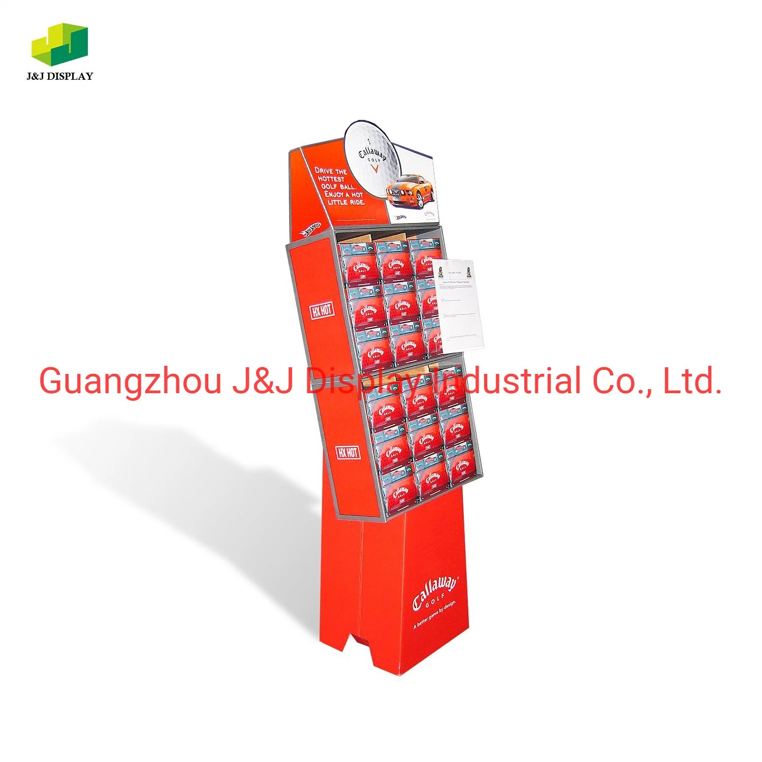 Free Standing Advertising Display Carton Promotion Display Shelf for Marketing Promotion