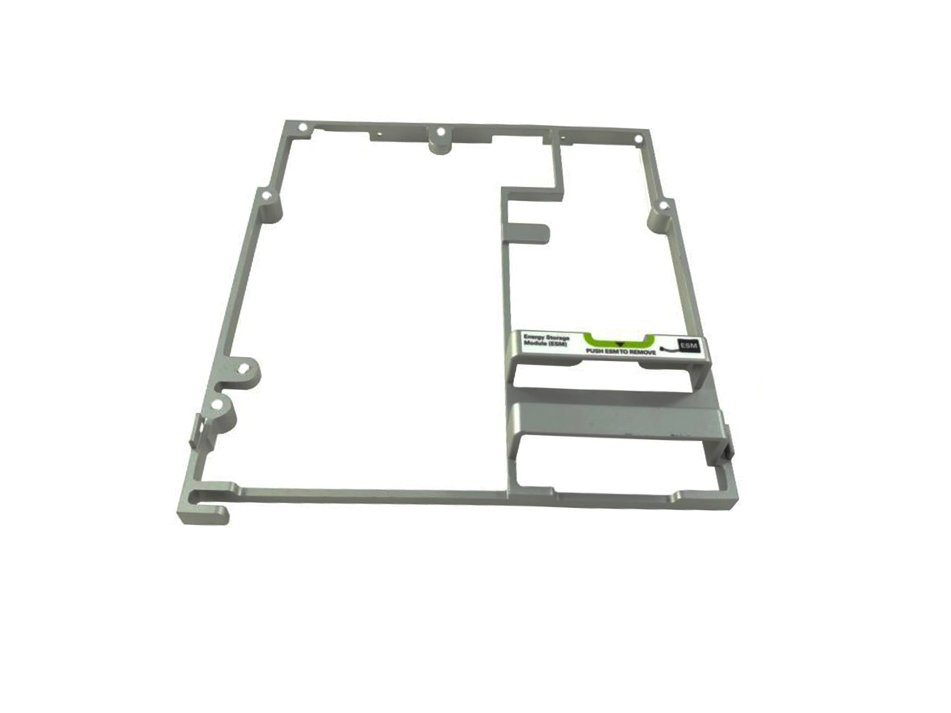 Piezas de soporte de servidor de mecanizado CNC de aluminio presofundido personalizado