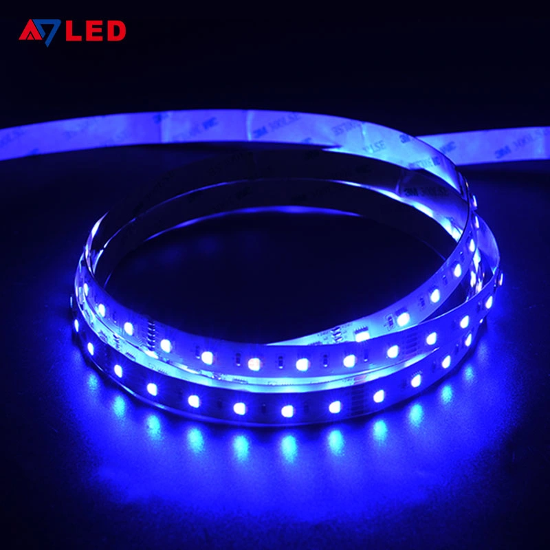 شريط LED قابل للضبط SMD 5050 60LEDs Rainbow RGB+CCT قابل للضبط للقطع المصابيح