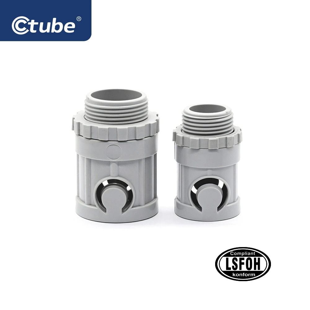 High quality/High cost performance  Electrical Plastic Flexible Corrugated Conduit Connector