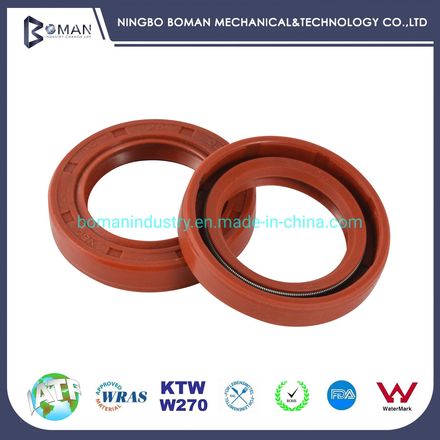 NBR Tc Double Lip Oil Seal in Custom Size