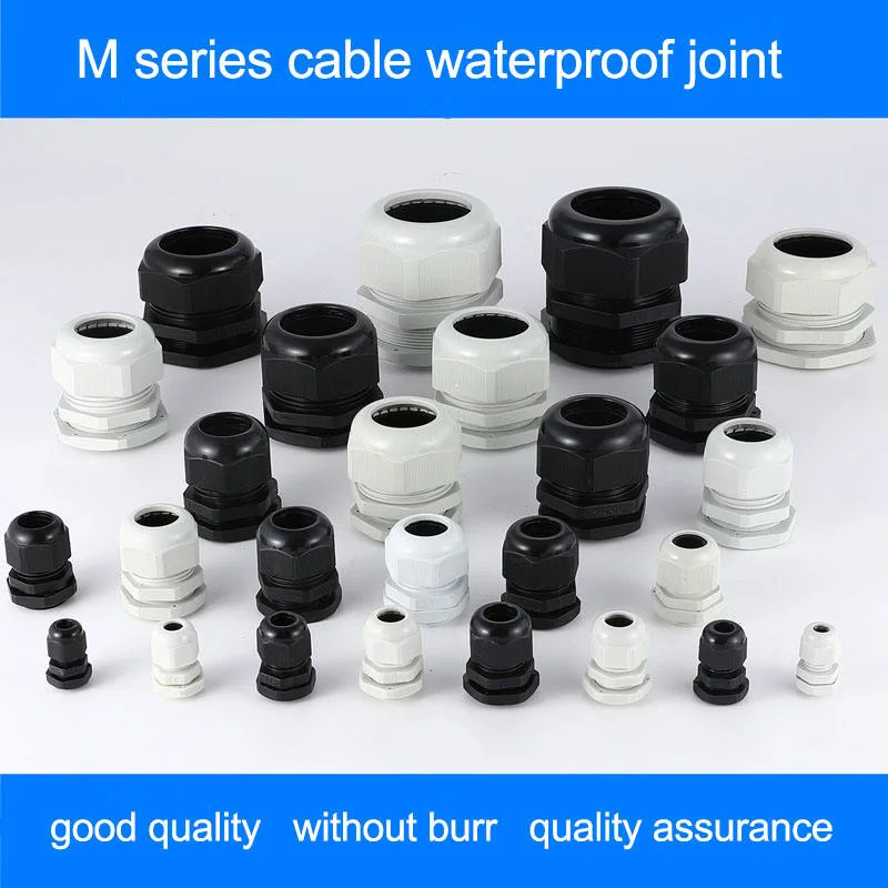 Plastic Tensile Joint Nylon Claw Type Fixed Head Cable Gland Factory Direct M40 Nylon Plastic Waterproof Adjustable