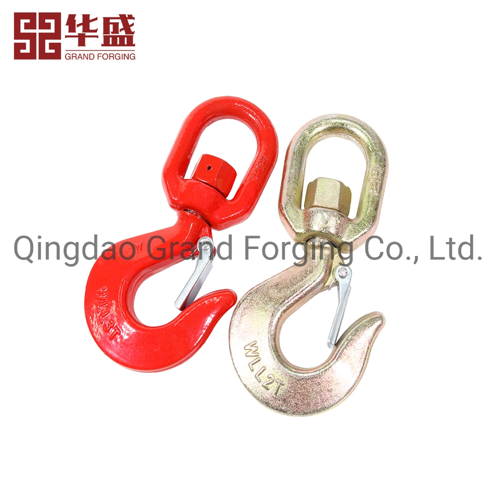 Eye Hook Steel Forged S322 Heavy Lifting Swivel Hook Chain Accessories