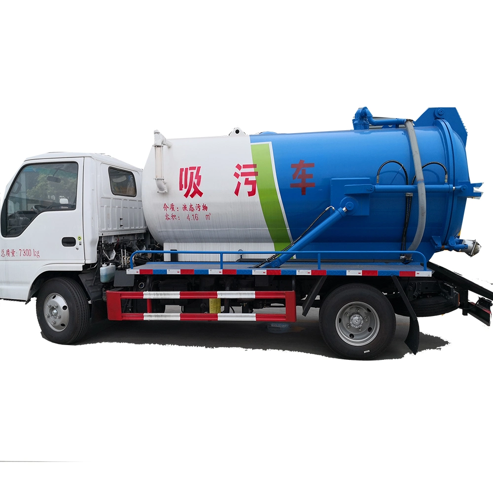 Factory Price Top Quality  Sewer and Industrial Cleaning Sewage Suction Vacuum Tank Truck