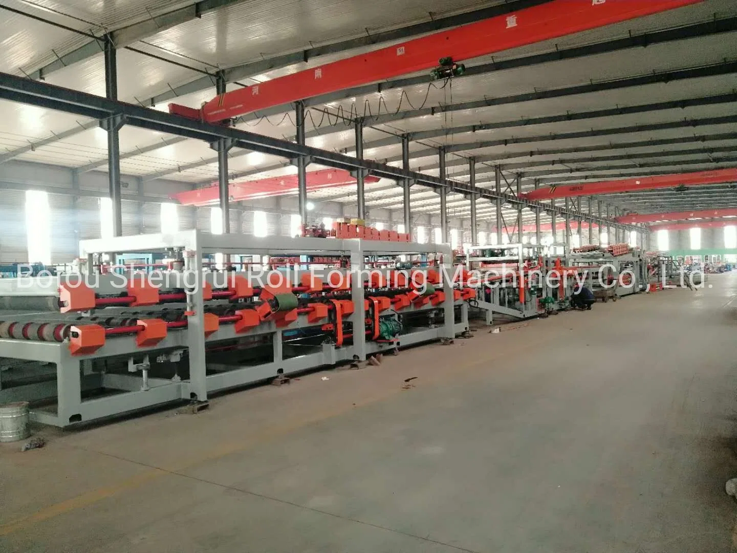 Rock Wool/EPS Sandwich Panel Roll Forming Machine/Roof Sheet Production Line From China