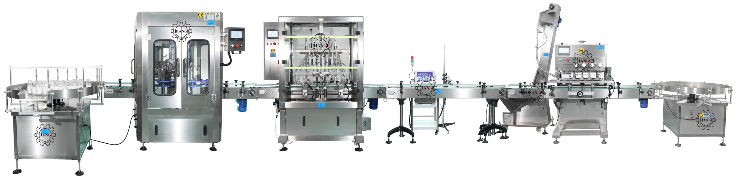 Top Grade GMP Stainless Steel Auto Piston Pump Liquid Paste Filling Machine