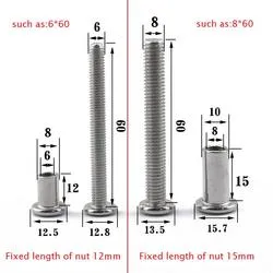 Barrel Nut Furniture Timber Connector.