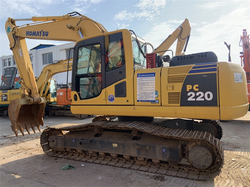 Pintura original Excavadora Komatsu PC220-8n1 Excavadora Komatsu PC220 de segunda mano