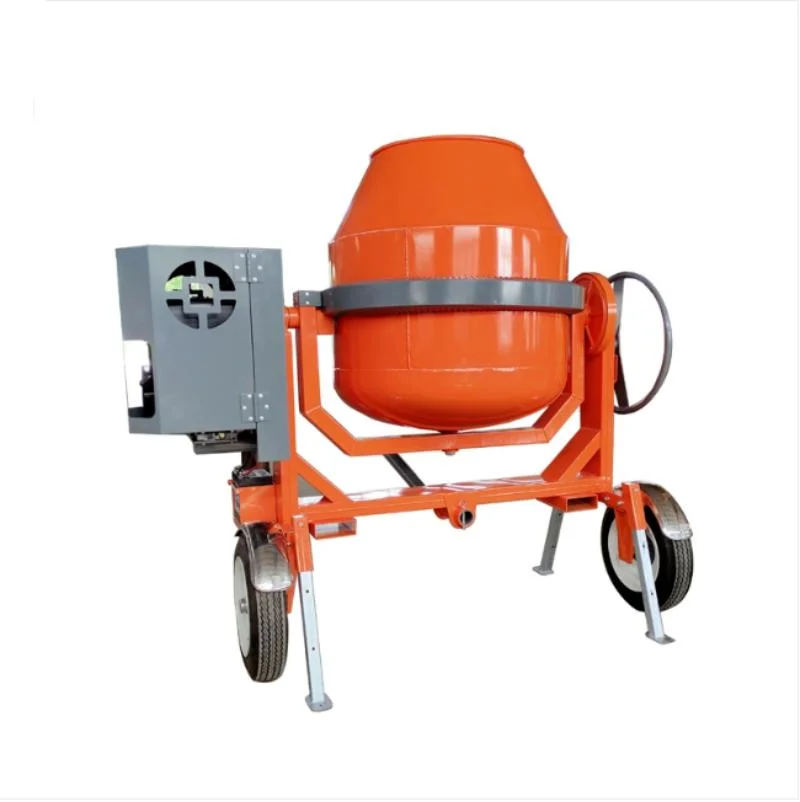 Portable Movable 400L 2 Bags Concrete Mixer Diesel Motor