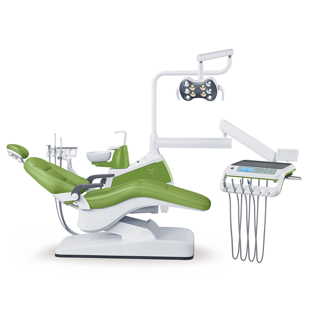 Apple Green FDA&ISO Approved Dental Chair Sell Dental Equipment/Stomatology Chair/Dental Office Supplies