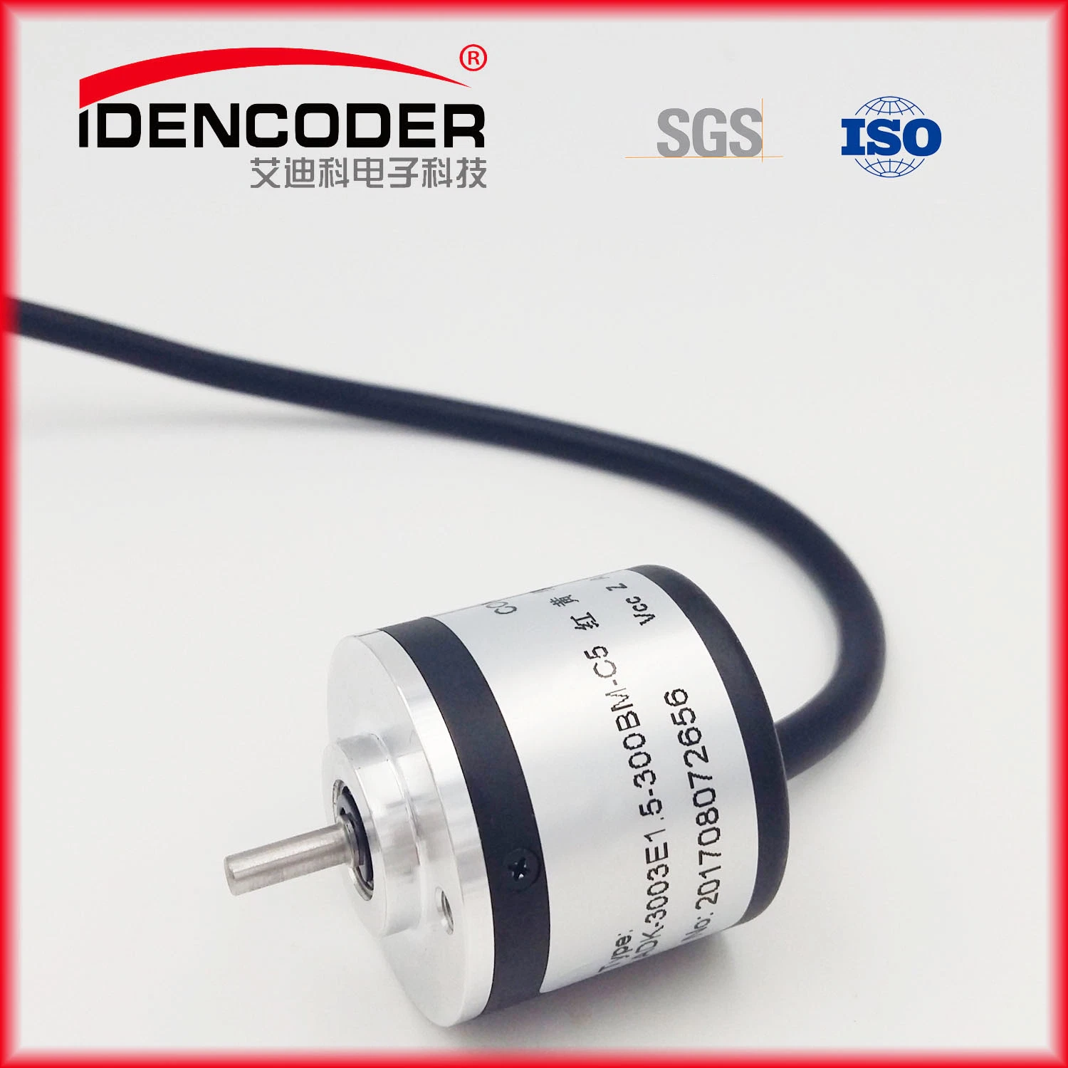 Semi-Hollow Shaft 8mm Outer Diameter 38mm, 2048 Pluses Long Drive Htl Ttl Incremental Rotary Encoder