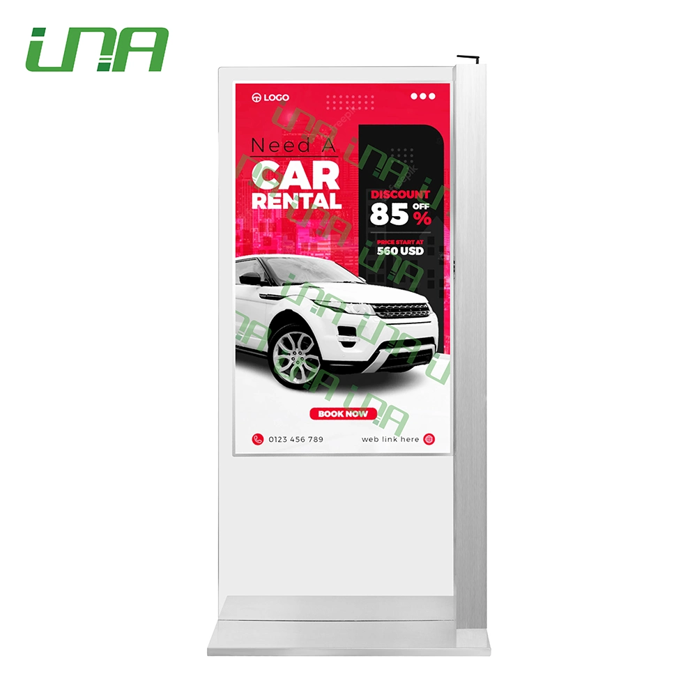 Indoor Commercial Use LED Backlit Extreme Slim Touch Screen LCD Video Signage