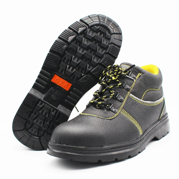 Steel Head Insulation Protective Anti-Static Genuine Leather Working Shoes