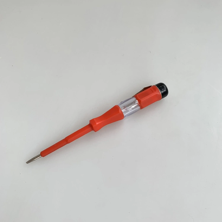 100-500V Portable Flat Screwdriver Type Electric Tester Pen Probe