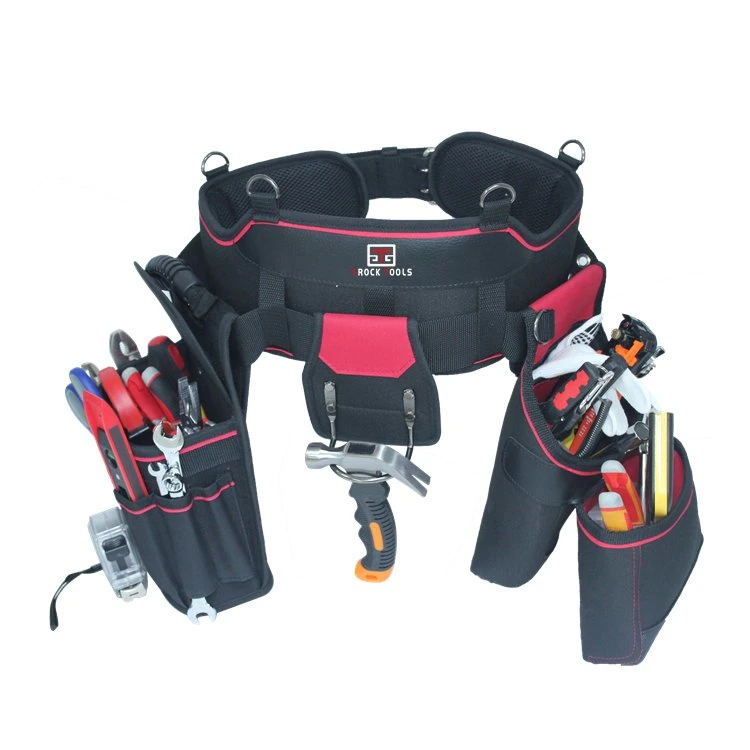 Newest Product Multifunctional Heavy Duty Customized Detachable High Altitude Operation Belt Tool Bag with Suspender