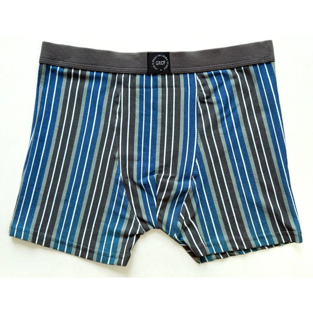 Boxer Short Herren′ S Gestreifte Baumwoll-Hiphuggers