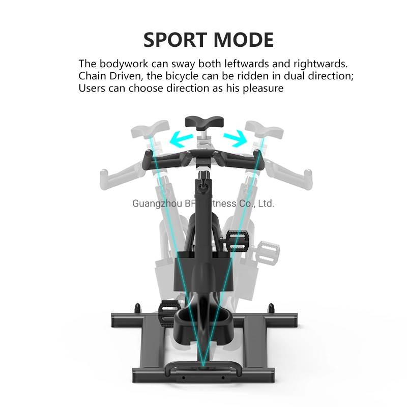 Top Grade Fitness Spin Bike Swing Spinning Exercise Bike for Gym Use