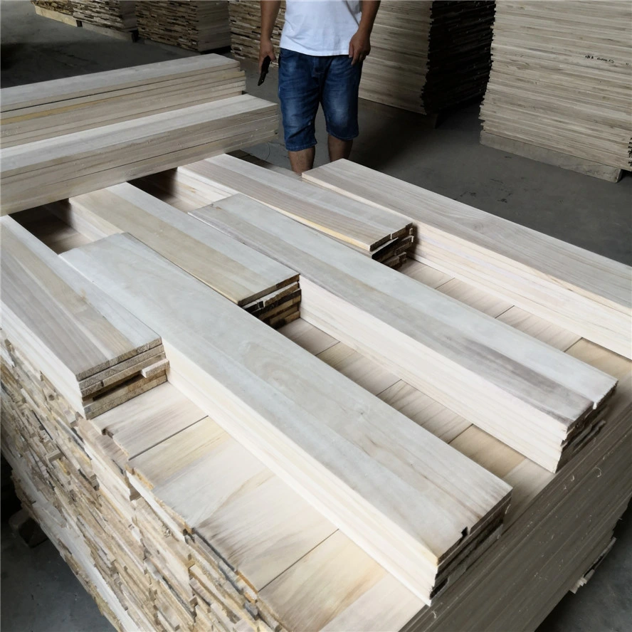 Factory Direct Sale Paulownia Drawer Slotted Drawer Board Can Make Multi-Standard Board