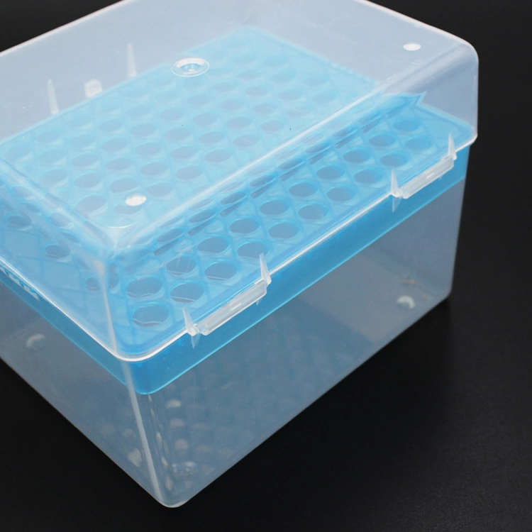 Universal Rectangular Plastic Pipette Tips Rack Box for Lab