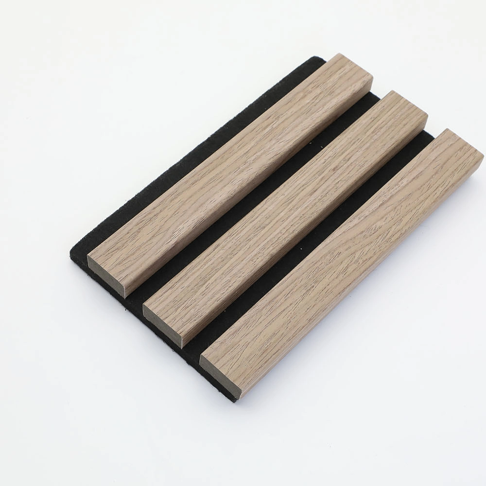 Wall Docoration Sound Proof Interior Pet Felt Wooden Wall Slats MDF Ceiling Panel