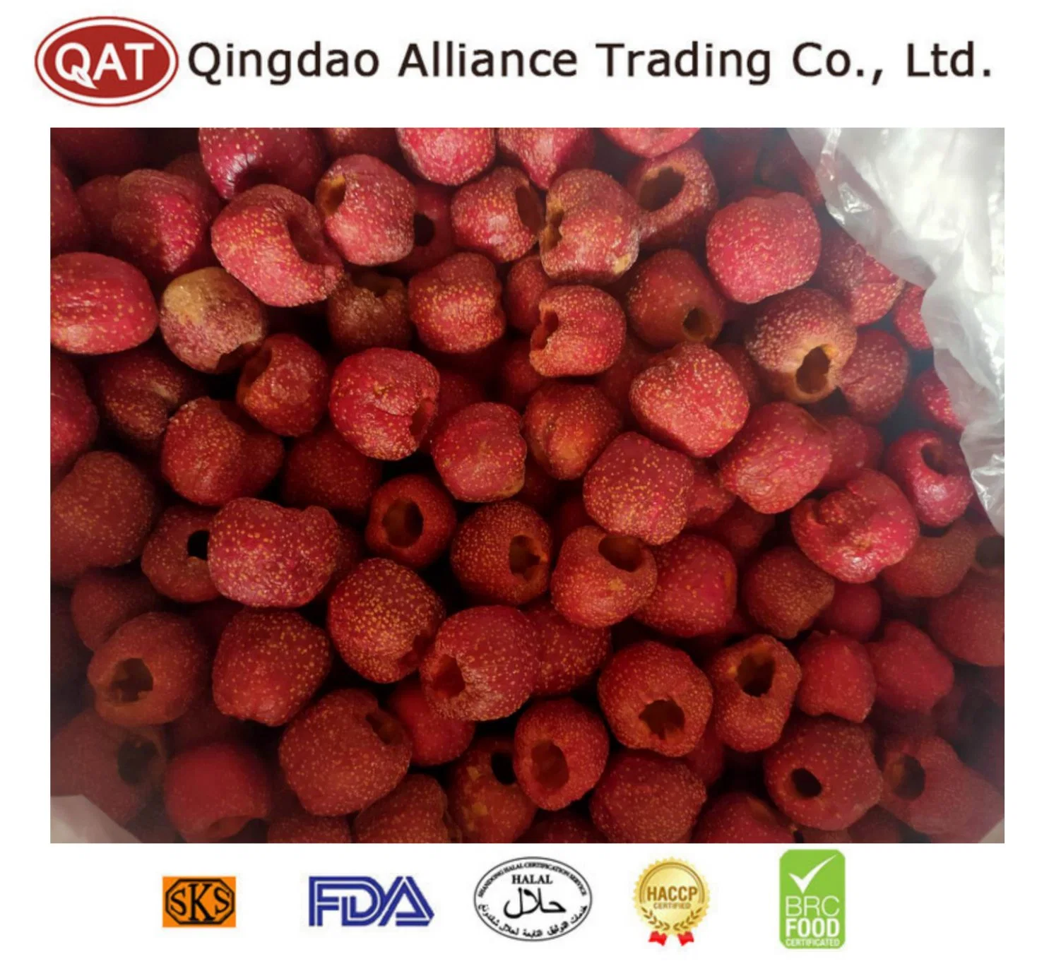 IQF Frutas de espino congelado para exportar con Kosher, HACCP, BRC Certificado