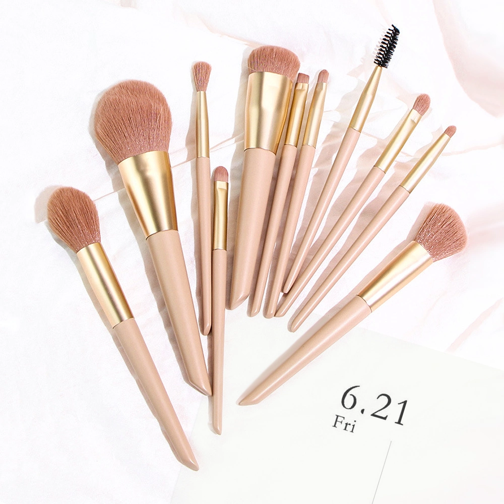 11PCS Beauty Make up Brushes Tool Cosmetic Powder Eyeshadow Maquiagem Makeup Brush Set