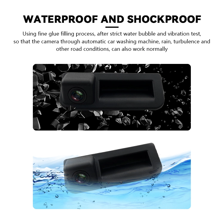 Wemaer OEM Rear View Camera HD Wide Angle Night Vision Shockproof CCD Sensor System Mini Car Camera for VW Audi Porsche