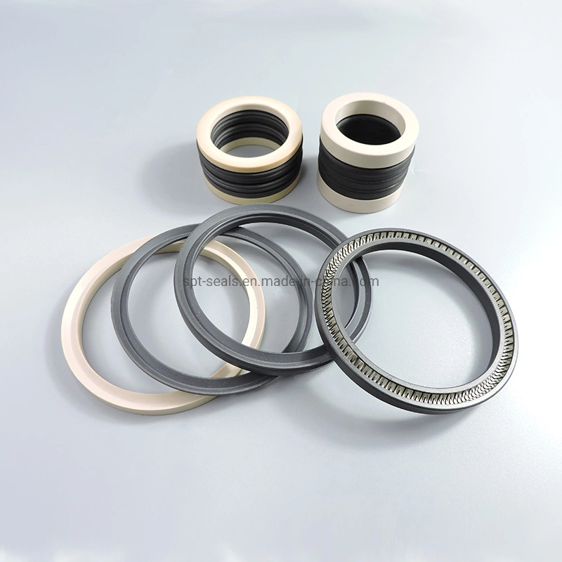 Cara exterior del anillo Variseal PTFE Peek