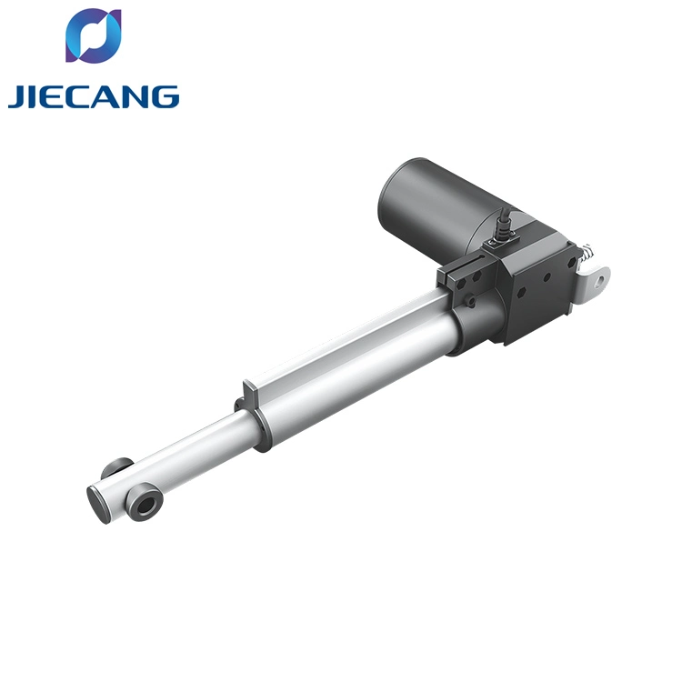 Jiecang 50~250mm longitud de carrera IP54 24V 8000n Motor de empuje 5 Año de garantía actuador lineal eléctrico de CC utilizado para lecho quirúrgico Cama médica silla de ruedas