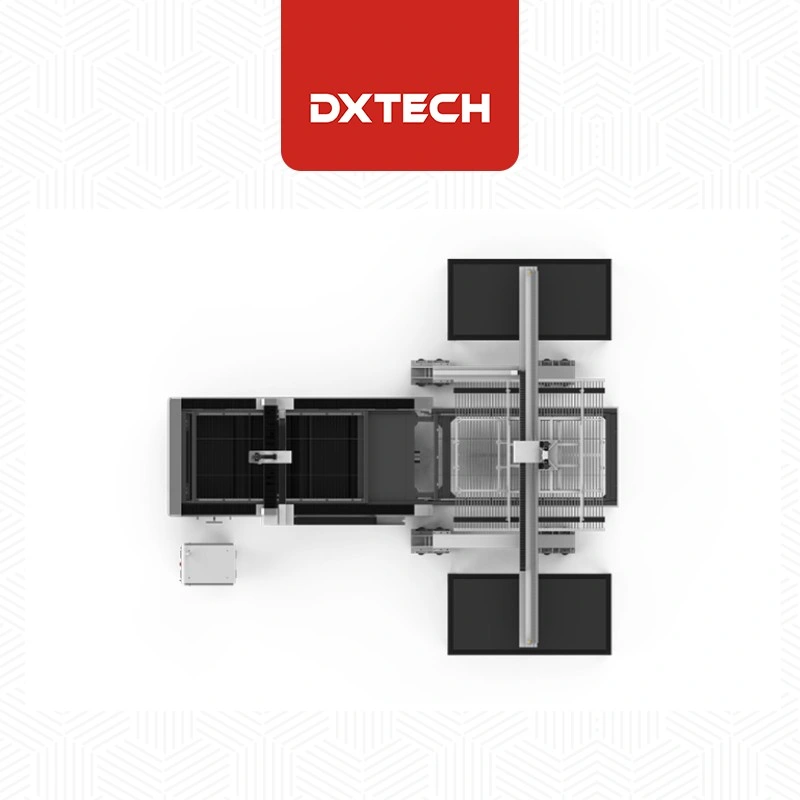 O corte CNC a laser de fibra de 1000 W 3000 W 6000 W, folha média Máquina de Corte a laser de fibra de carregamento e descarregamento de metal para metal