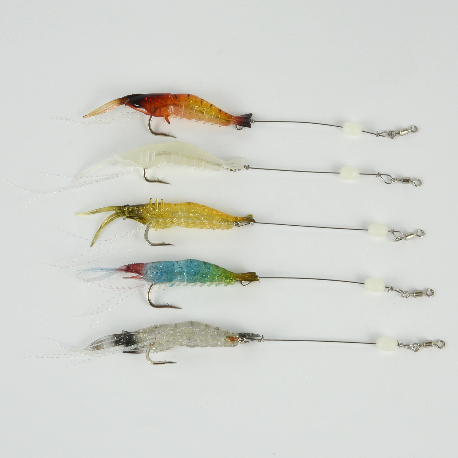 TPE-3D Shrimp Lure Weedless Panic Hollow Shrimp