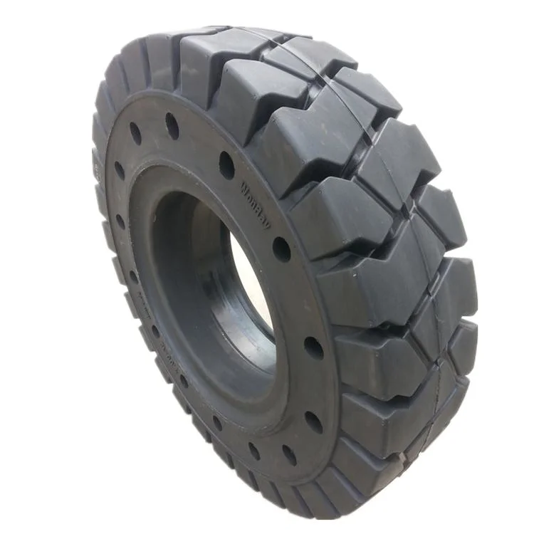 Cheap Trailer Parts & Accessories Forklift Solid Tyres 4.00-8 /3.75/3.00 400-8 Rubber Solid Tire Wheels with Rim