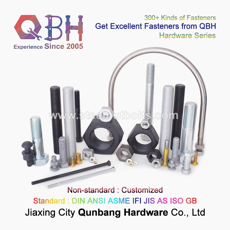 Qbh OEM ODM Standard Customized Full Thread Rods Hardwares Plain