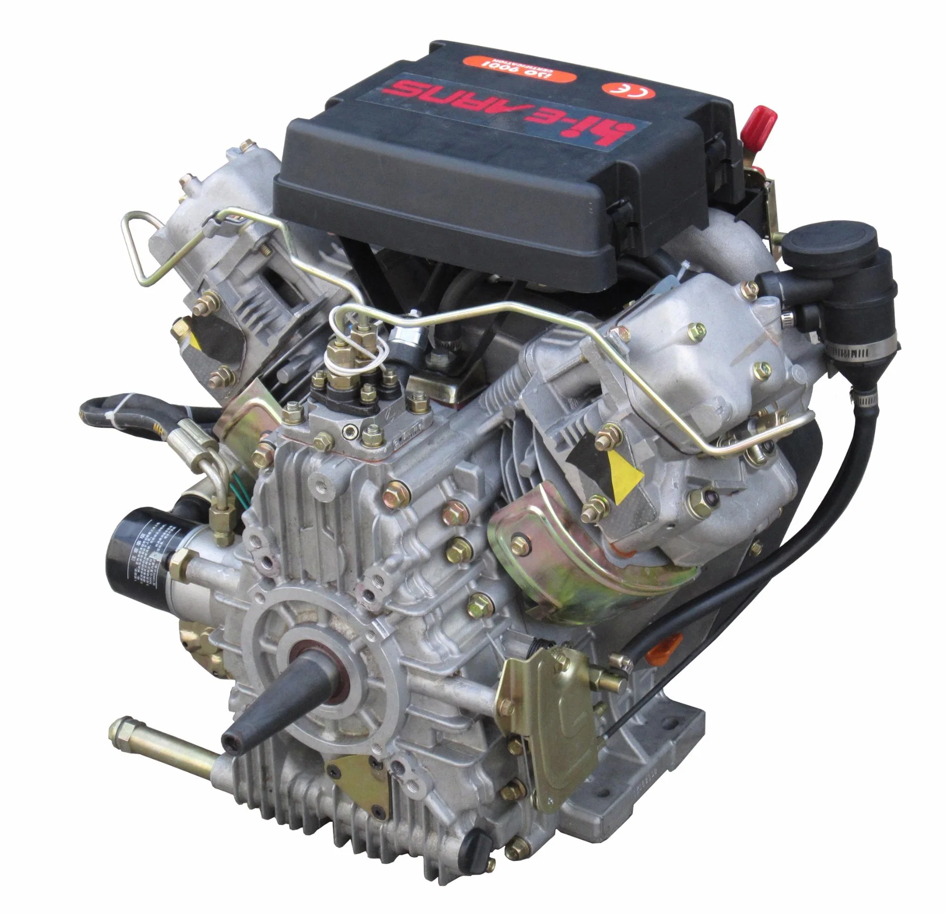 Air-Cooled Dois Cilindros Diesel Engine para abrir o gerador da estrutura (2V86F)