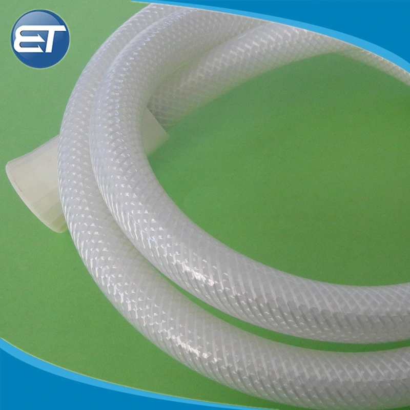 Plastic Soft White PVC Bath Shower Hose with Nut Connector