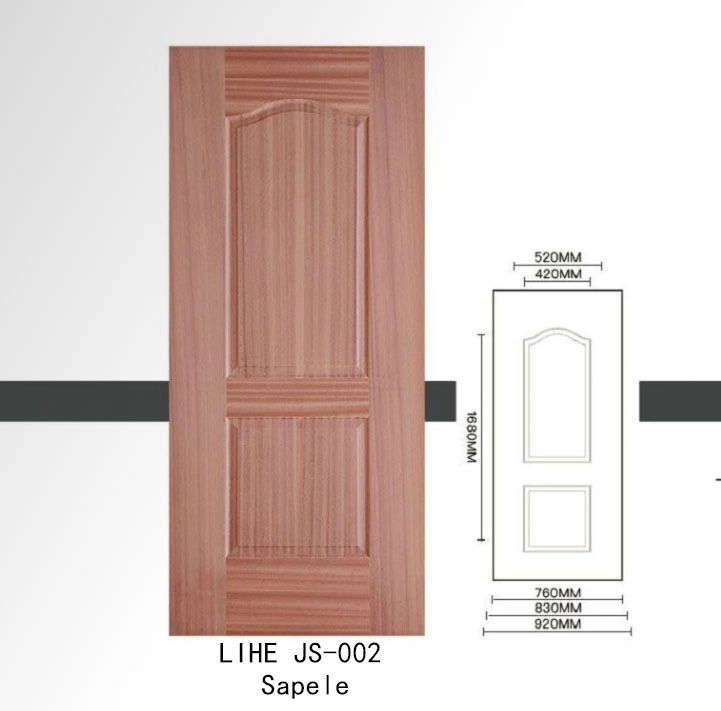 Molding Veneer Door Panel Home Wooden Skin for Entrance Decoration