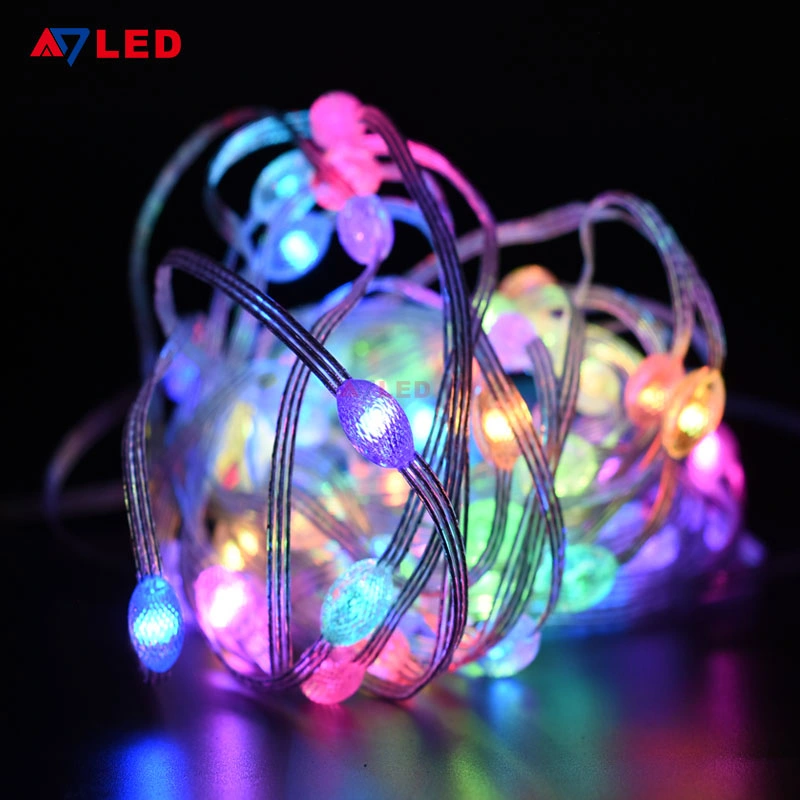 Music Controlled 5m/10m/15m Colorful IC RGB Christmas LED String Lights