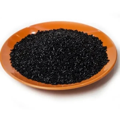 High Gloss Impact Recycled ABS Material Black Color Recycle ABS Pellet Granule