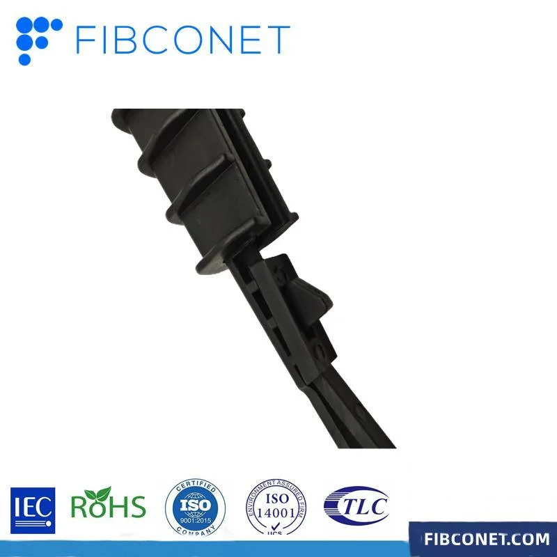 FTTH Drop Cable Clamp Hardware Overhead Cable Clamp Optical Flat Type Hook