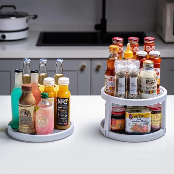 Lazy Susan Cuisine Pantry Spice Rack réfrigérateur titulaire non platine de patin