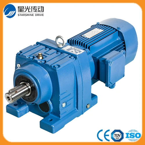 High Efficiency Straigt Angle Helical Geared Motor for Machinery Industries