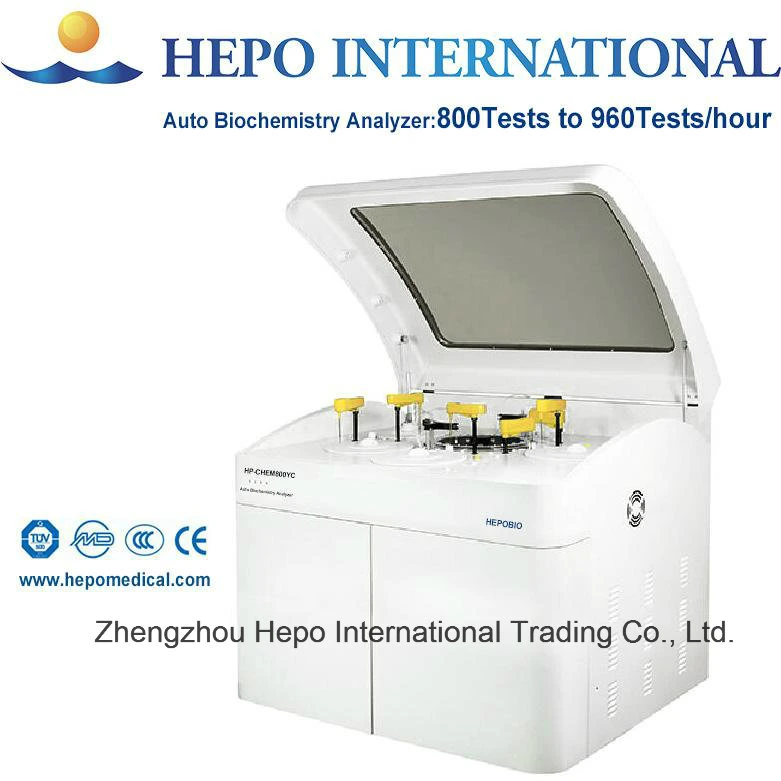 Medical Laboratory Equipment 800 Test Auto Biochemistry Analyzer