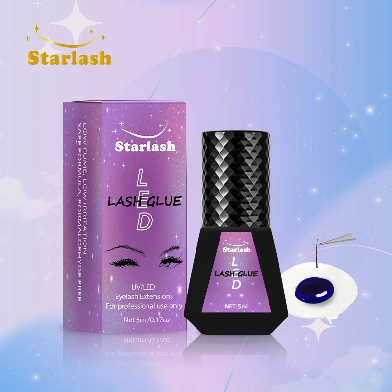 Starlash pegamento Extensiones de Pestañas Lash de luz ultravioleta UV pegamento UV LED sensibles de pestañas Lash Glue de extensión